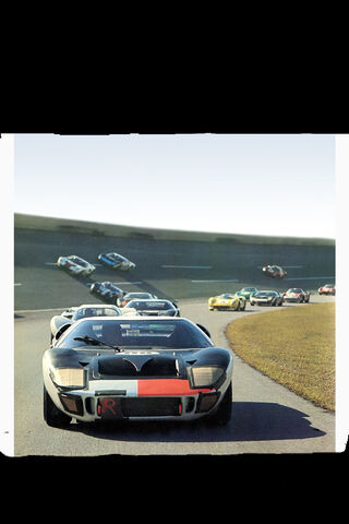 Racing Legends: The Daytona GT40 in Action! 🏁✨