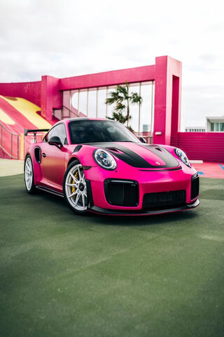 The Bold Beauty: GT2 RS in Vibrant Pink! 🚗💖