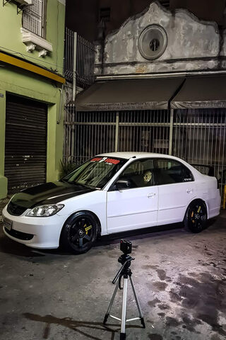 Sleek and Stylish: The Honda Civic ES1 in Action! 🚗✨