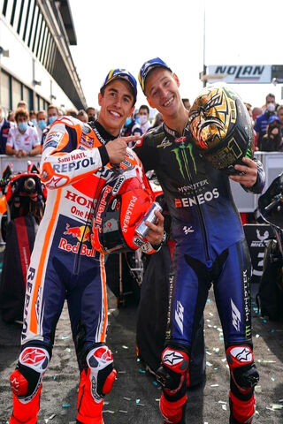 Rivals Unite: Quartararo & Marquez Celebrate