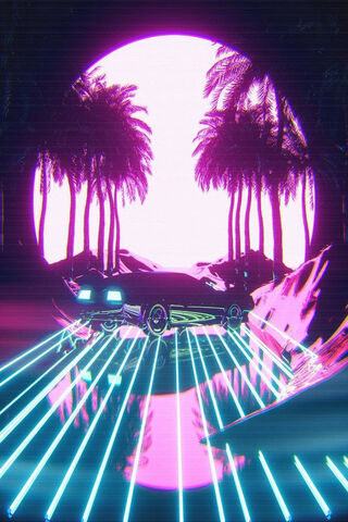 Neon Dreams: A Journey Through Retro Synthwave 🌌🚗