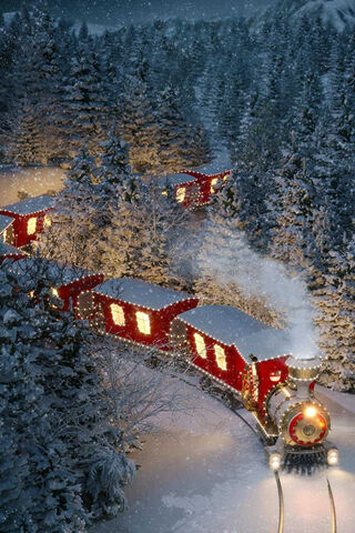 Magical Journey Through Winter Wonderland 🚂❄️