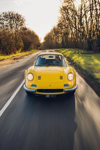 Sunshine on Wheels: The Iconic Yellow Ferrari