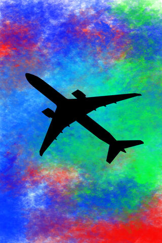 Soaring Through Colorful Skies 🌈✈️