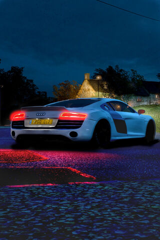 Night Drive: The Audi R8 in Action 🌌🚗