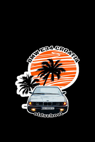 Classic Vibes: BMW E34 in Paradise 🌴🚗