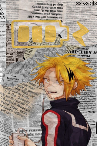 Electrifying Charm: Denki Kaminari Unplugged ⚡️
