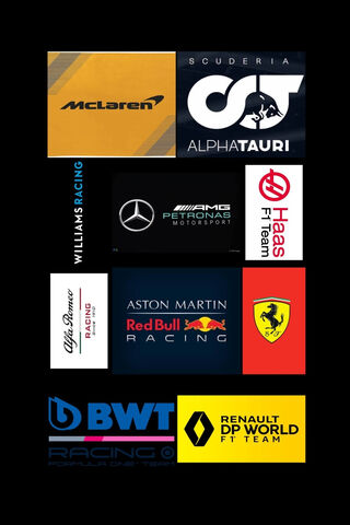 The Powerhouses of F1: Team Logos Unleashed! 🏎️✨