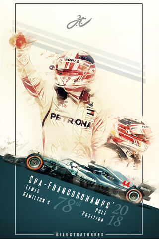 Lewis Hamilton's Historic Pole at Spa-Francorchamps 🏁✨