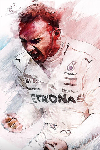 Victory in Motion: Lewis Hamilton's Triumph