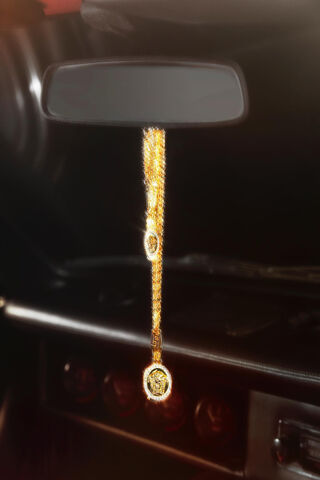 Glamour on Display: The Versace Necklace