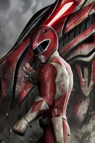 Mighty Defender: The Red Power Ranger Rises! ⚡️