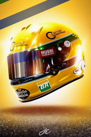 Senna's Legacy: The Iconic Helmet Reimagined 🎩✨