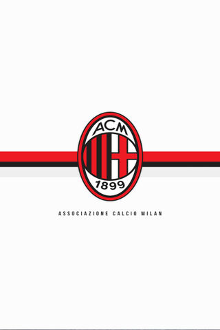 The Iconic Emblem of AC Milan ⚽️❤️🖤