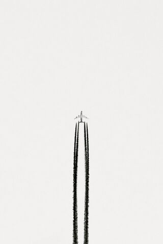 Soaring Through the Clouds: A Minimalist Journey