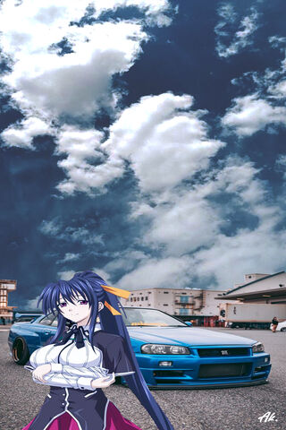 Akeno's Dream Ride: The Perfect Blend of Power and Charm 🚗✨