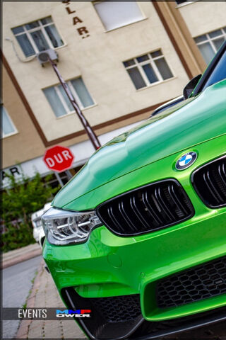 Vibrant Power: The BMW M4 in Java Green 🍏💨