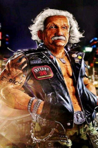 Rebel Genius on Two Wheels 🏍️✨