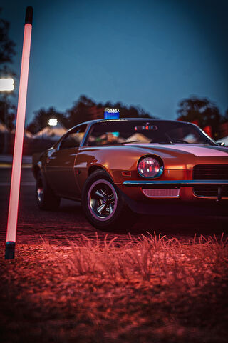 Classic Camaro: A Night to Remember 🚗✨