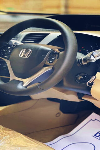 Driving into the Future: Honda's Sleek Steering Wheel