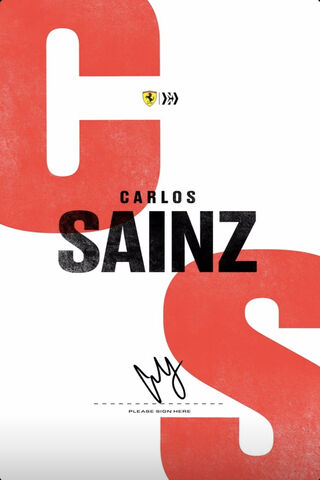 Carlos Sainz: The Signature of Speed! 🏎️✨