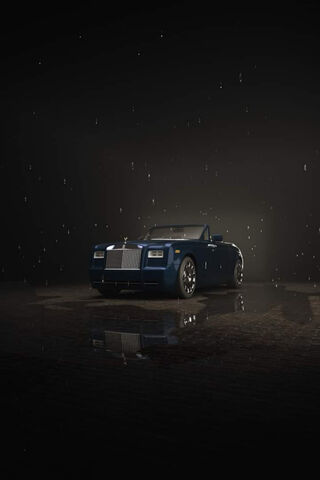 Elegance in the Rain: A Rolls-Royce Dream