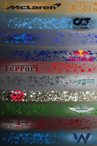 The Powerhouses of F1: Team Logos Unleashed! 🏎️✨