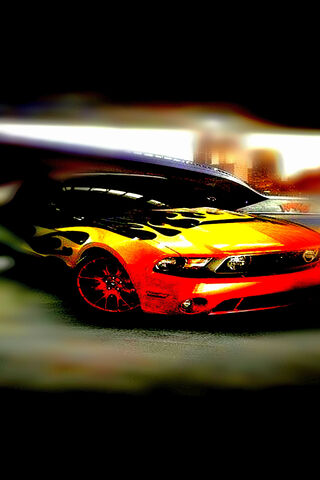 Fiery Ford Mustang: A Classic Reimagined! 🔥🚗