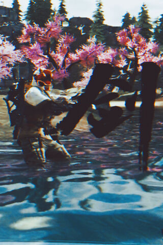Fabia-AgKonstantinos: The Guardian of the Cherry Blossom Waters 🌸⚔️
