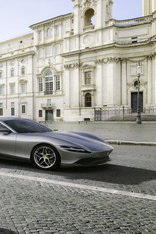 Elegance on the Streets of Rome: The Ferrari Roma