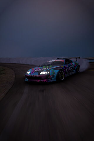 Drift into the Horizon: Night Racing Thrills 🌌🏎️