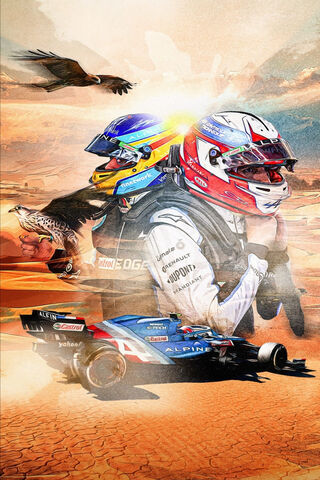 Soaring to Victory: The F1 Alpine Team Spirit 🏎️✨