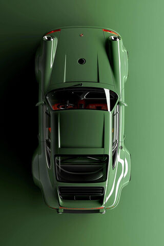 Emerald Elegance: The Green Singer Porsche