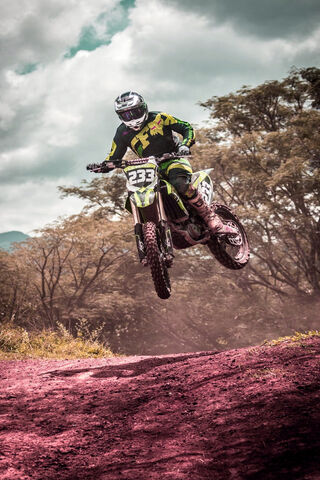 Soaring High: The Thrill of the Jump! 🏍️✨