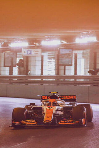 Lando Norris: Racing Through the Twilight 🌅🏎️