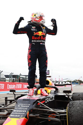 Victory Celebration: Max Verstappen's Triumph 🏆🚗