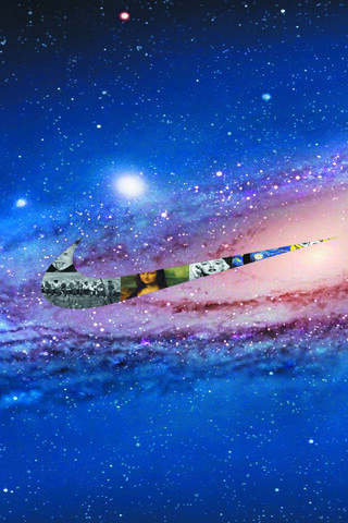 Galactic Nike: A Retro Journey Through Space 🌌👟