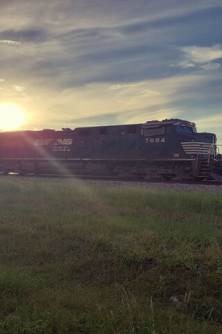 Sunset Journey with Norfolk Southern 🚂🌅