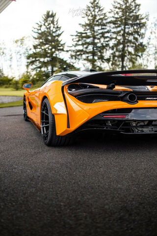 Orange McLaren 720s