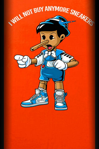 Pinocchio's Sneaker Dilemma: A Playful Take on Jordan Retro