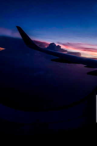 Plane Sunset