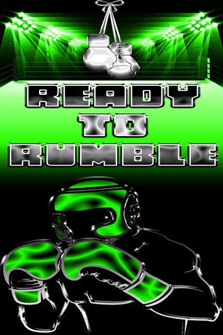 Green Glow: Fight Night Vibes! 🥊✨