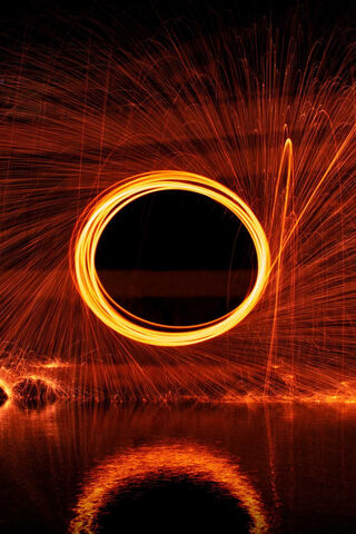 Circle of Fire: A Dance of Light and Heat