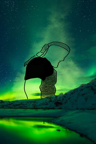 Ragnar Lothbrok: The Legend Beneath the Northern Lights 🌌⚔️