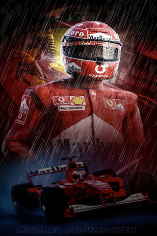 The Legend of Schumacher: Racing Through the Rain 🌧️🏎️