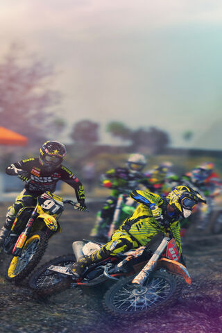 Racing Through the Sharp Bend 🏍️💨