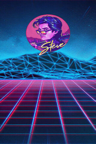 Retro Vibes with Stranger Wave Steve 🌌✨