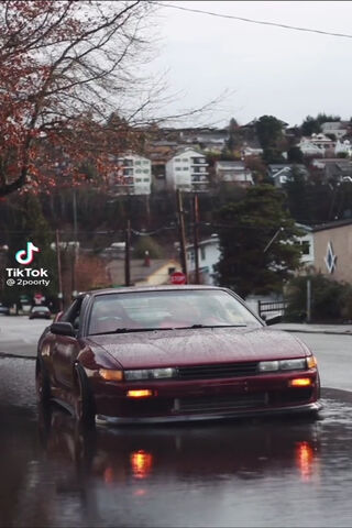 Sleek Streets: The Silvia S13 in Action 🚗💨