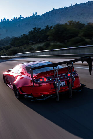 Unleashing Power: The Toyota Supra in Motion 🚗💨