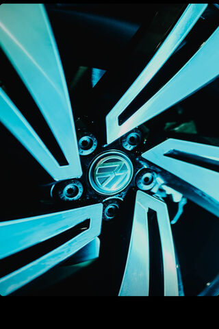 Sleek Style: Volkswagen Rims Up Close 🚗✨